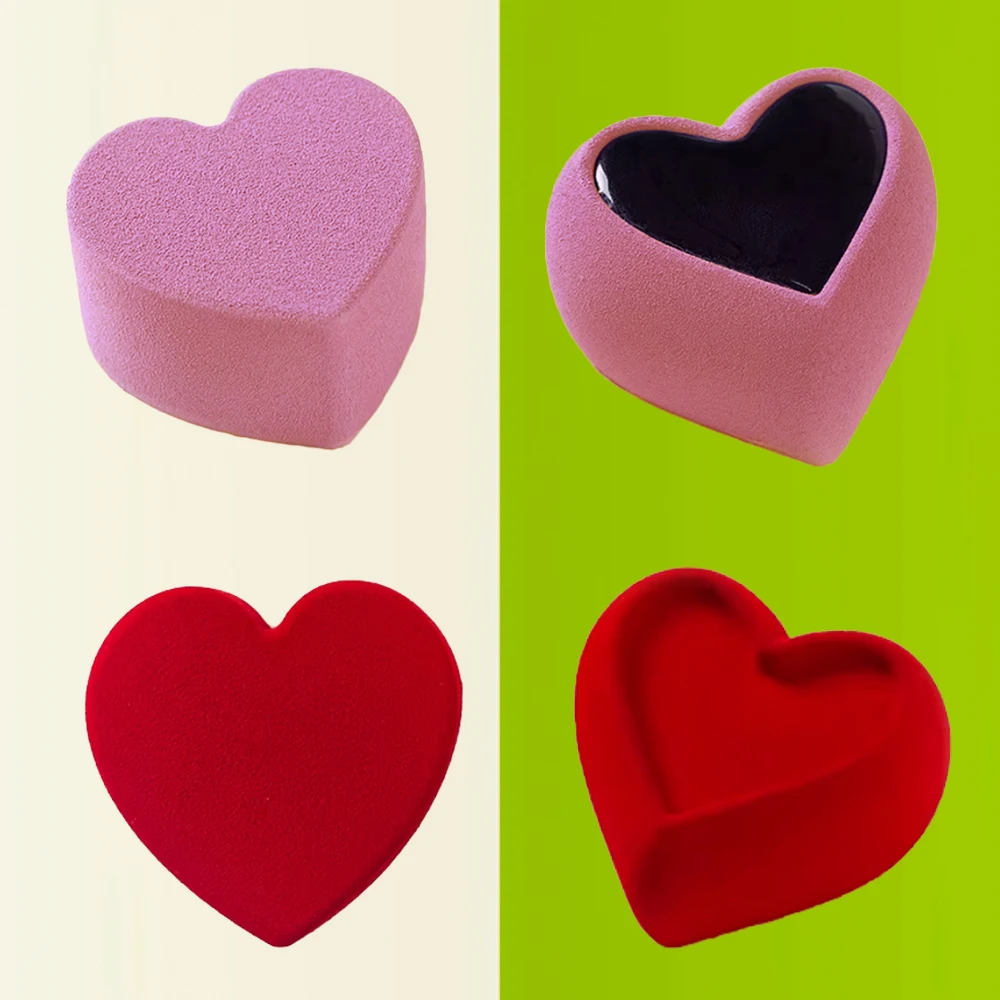 Herz Design Romantische Valentinstag Silikon Kuchen Formen Französisch Mousse Formen Küche Backformen Dessert Dekorieren Werkzeuge