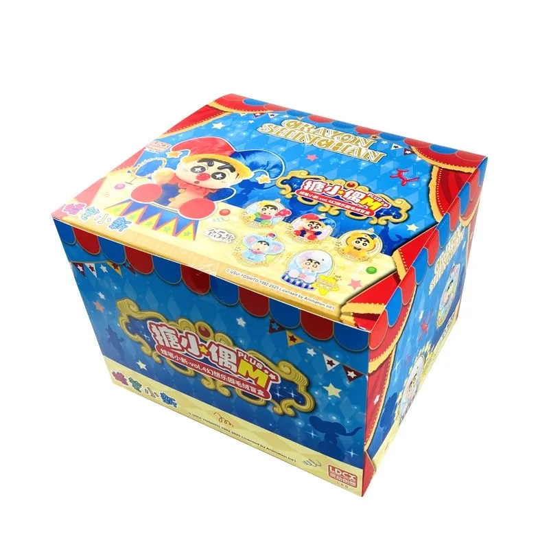 LDCX Echte Crayon Shin Chan Mystery Box Bosavontuur Snoep Pop Flock Pluche Pop Anime Bureau Collectie Cadeau