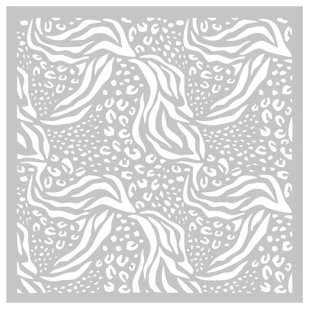 MangoCraft 1PC Irregular Background Plastic Stencils For Decor DIY Scrapbooking Supplies Stencil For Card Making Albums Crafts