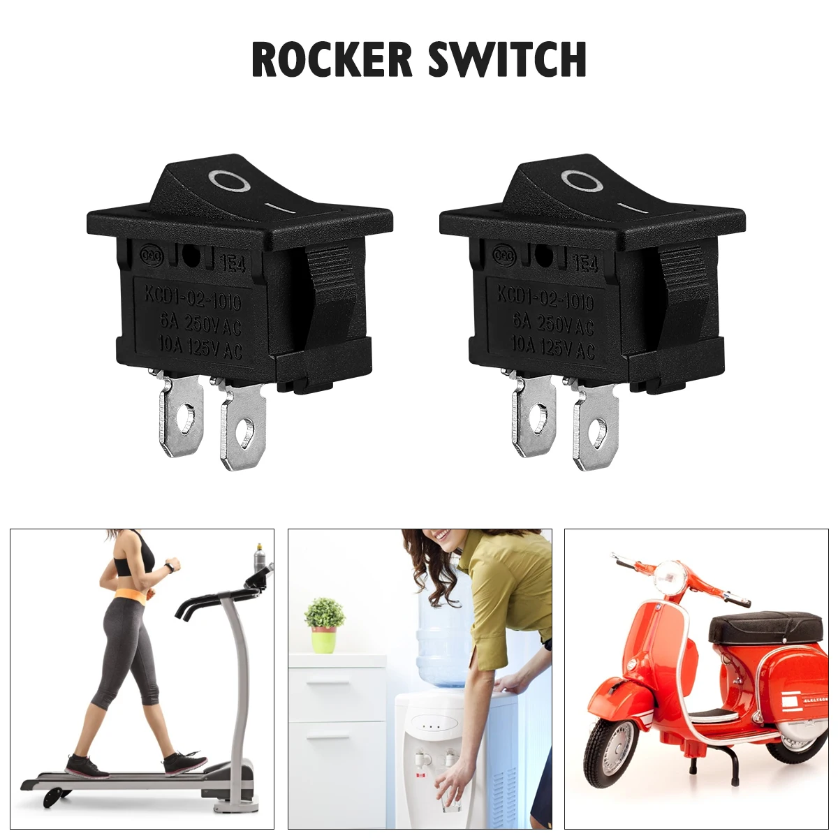 

rocker boat toggle push button
