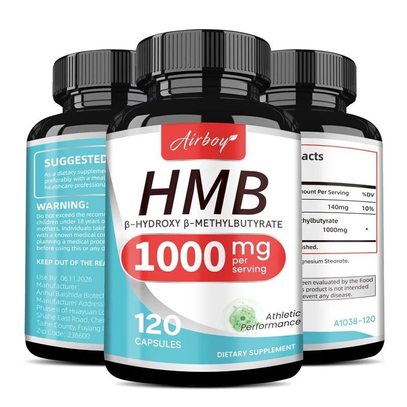 HMB Supplements - Increase Muscle Mass and Exercise Intensity, Improve Exercise Endurance, and Promote Blood Circulation