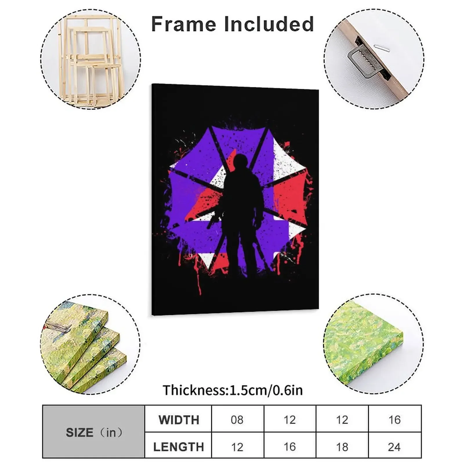Retro Remake Canvas Painting Poster Party Cinema Wall Decor Create Club Framed Wall Paintings