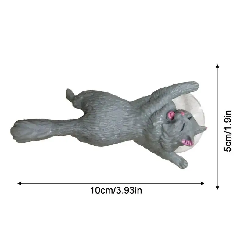 猫の形をしたユニバーサル携帯電話ホルダー,タブレット,吸盤,車のサポート,スマートフォン用の動物のデザイン