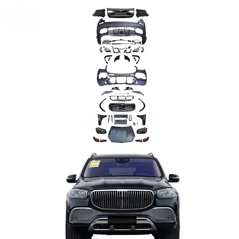 GL 164 to X167 GLS bodykit For   GL-class X164 to X167  taillights headlights trunk lid hood car bumper