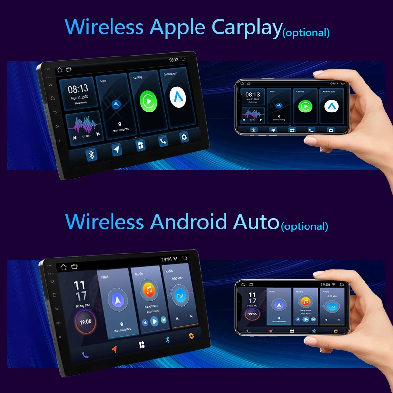 Android12 2 Din 9 بوصة راديو السيارة مشغل وسائط متعددة 2G + 32G راديو السيارة الملاحة GPS Autoradio 4G LTE بلوتوث اللاسلكية Carplay #2