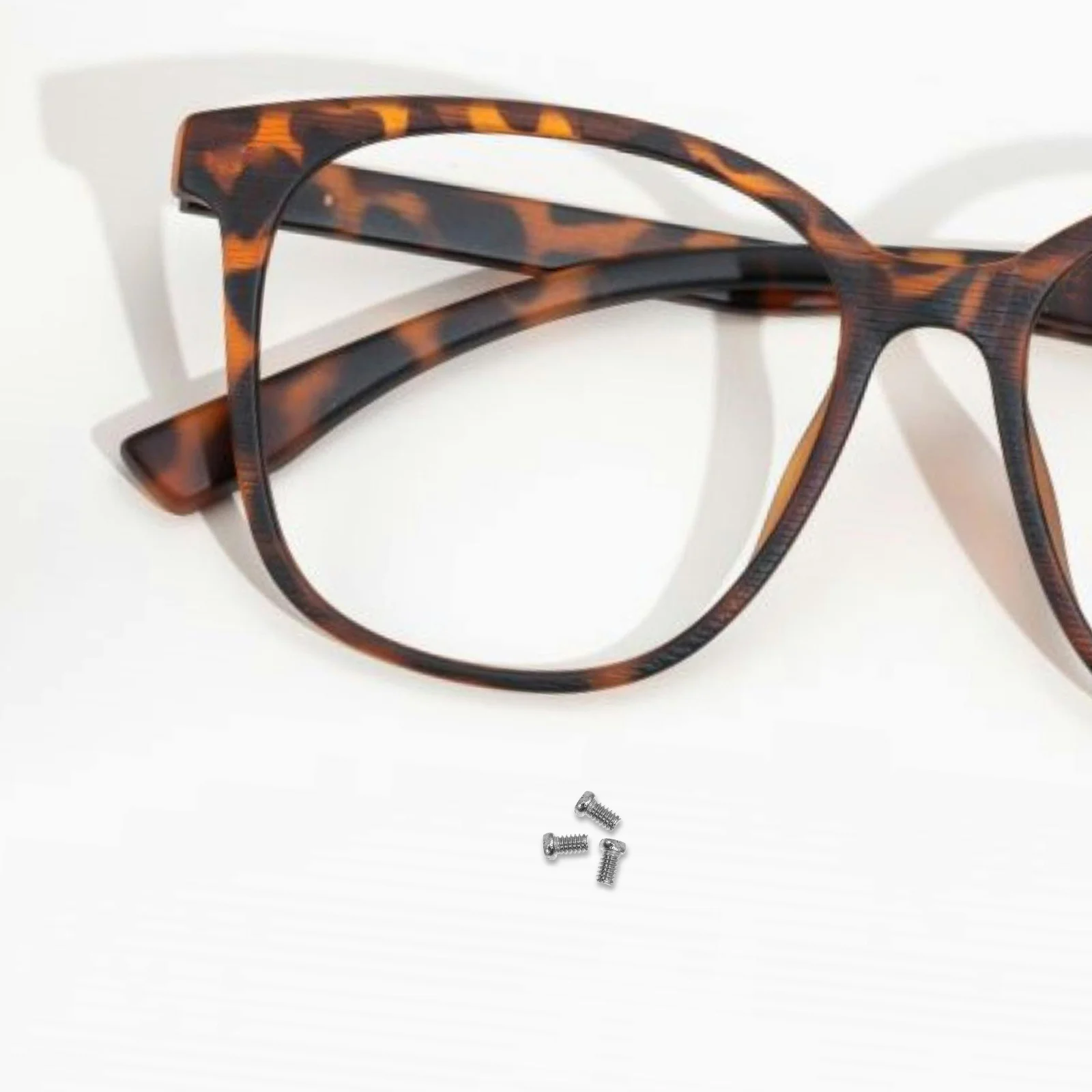 

10000Pcs Eyeglass Screws Stainless Steel Compact Lightweight Portable Convenience for on The Go Repairs Eyeglass Repair Screw