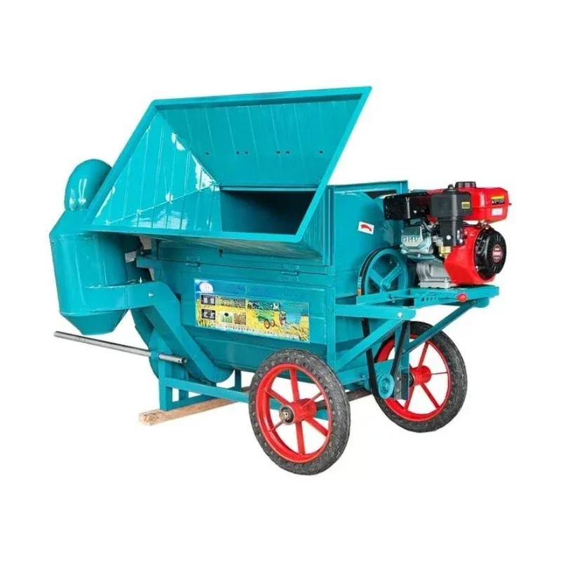 80 type multifunctional double drum thresher large diameter wheat rice soybean sorghum