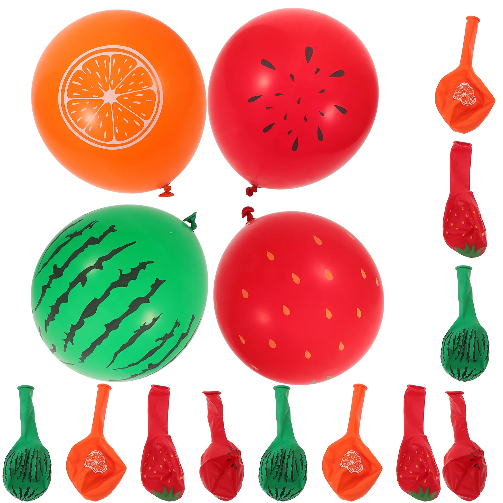 

40pcs Balloons Watermelon Strawberry Orange Decorations Birthday Party Latex Balloons Hawaiian Decorations For Party For Adults