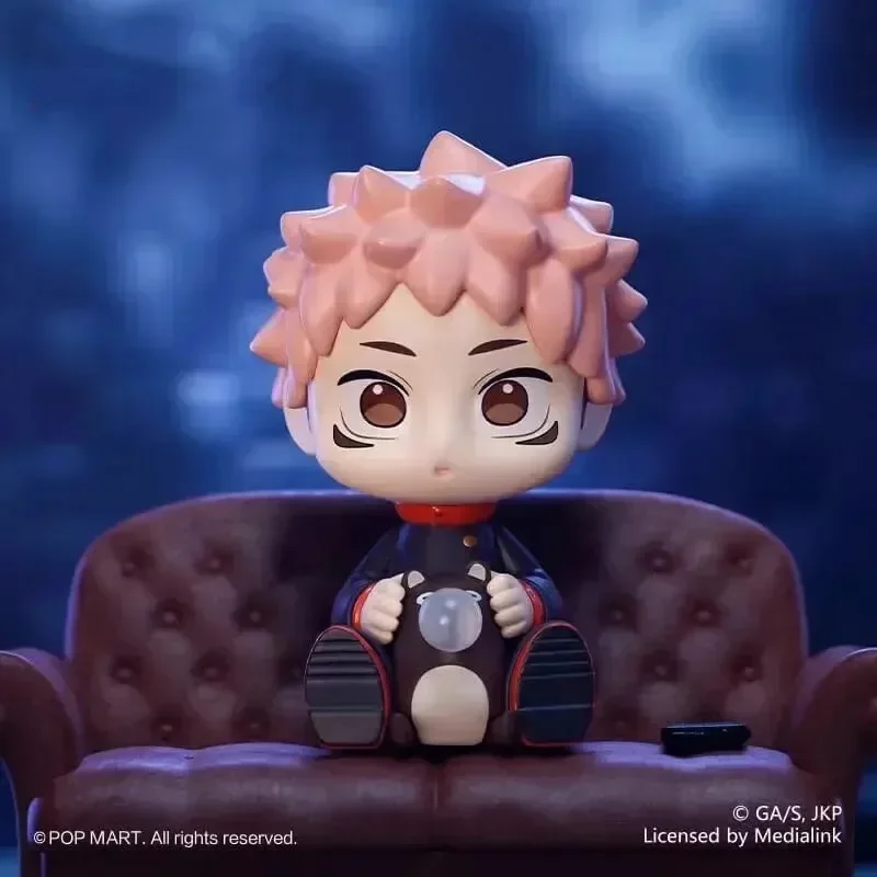 البوب مارت Jujutsu Kaisen موحدة سلسلة صندوق أعمى اللعب أنيمي عمل الشكل Caixa Caja مفاجأة صندوق غامض دمى الفتيات هدية #6