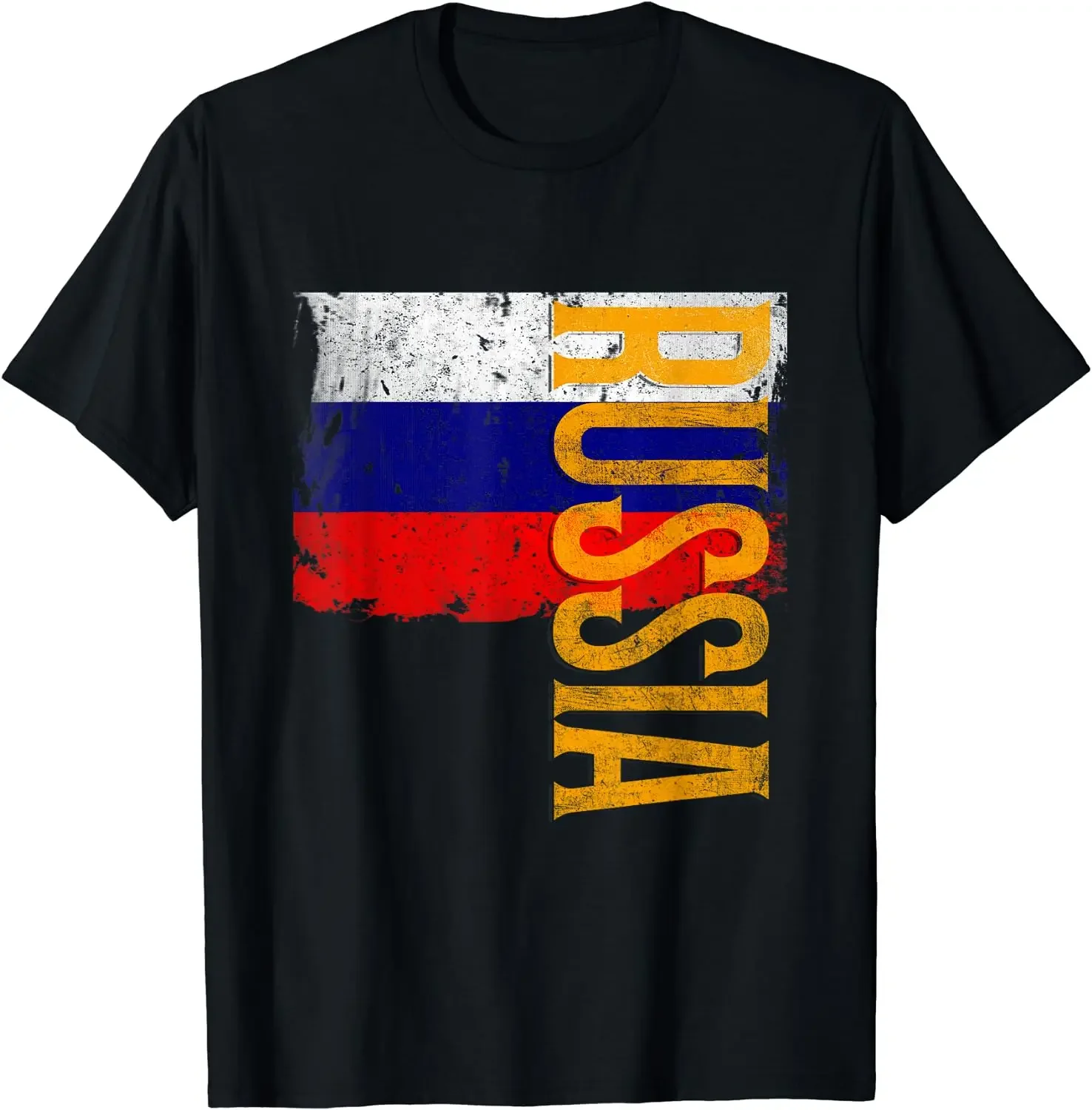 Russian Girl Russia Woman Russians Flag T-Shirt Summer Men T-shirts Classic Graphic Casual Fashion Short-sleev Ropa Hombre