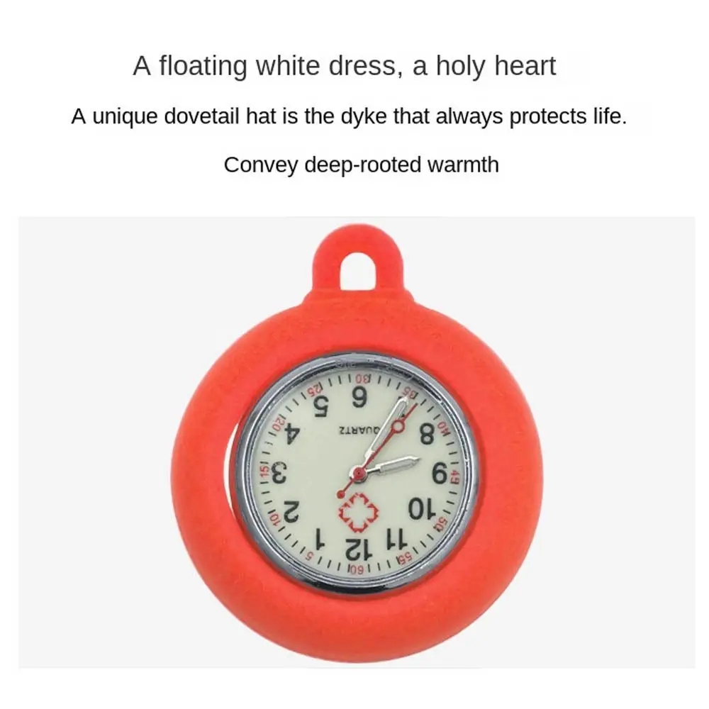 Silikon versenkbare Krankens ch wester Uhr leuchtende hängende aufsteck bare Taschenuhr Arzt hängende Krankens ch wester