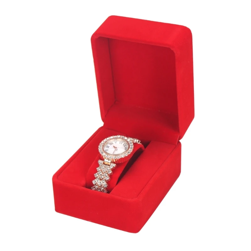 Watch Box Organizer Watch Holder Travel Cases with High Quality Velvet Interior Watch Box Jewelry Display Container