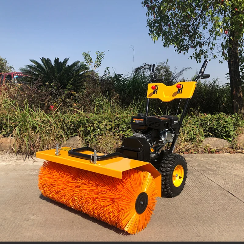 Hand-pushed 6.5 Horsepower Snow Blower, Multifunctional Full Gear Snow Clearing Equipment for Icy and Snowy Roads