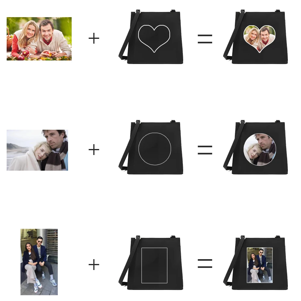 HOT Fashion Crossbody Bags Women Free Custom Photos Shoulder Messenger Bag Designer Clutch Ladies Phone Bag Purse Handbag