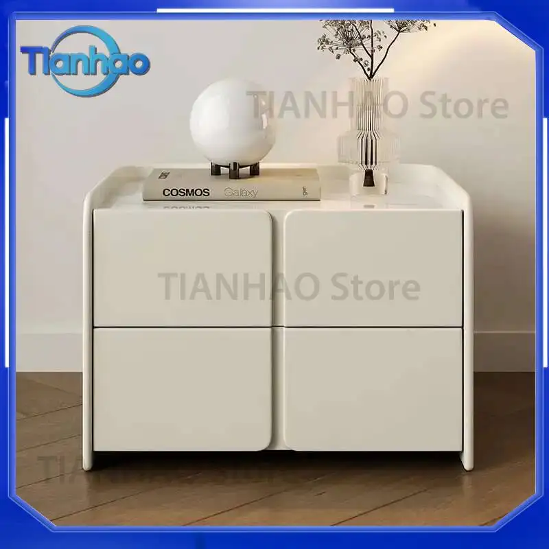Nightstand for Space Nordic Saving Luxury Simple Trendy Storage Bedside Table Elegant Style Mesa De Noche Bedroom Furniture