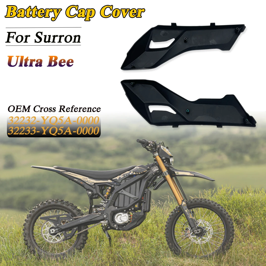 OTOM UltraBee Battery Cap Cover Protector For Surron Ultra Bee PP Body Fairing Cover Side Panel Electric Sur-Ron Dirt Bike Parts