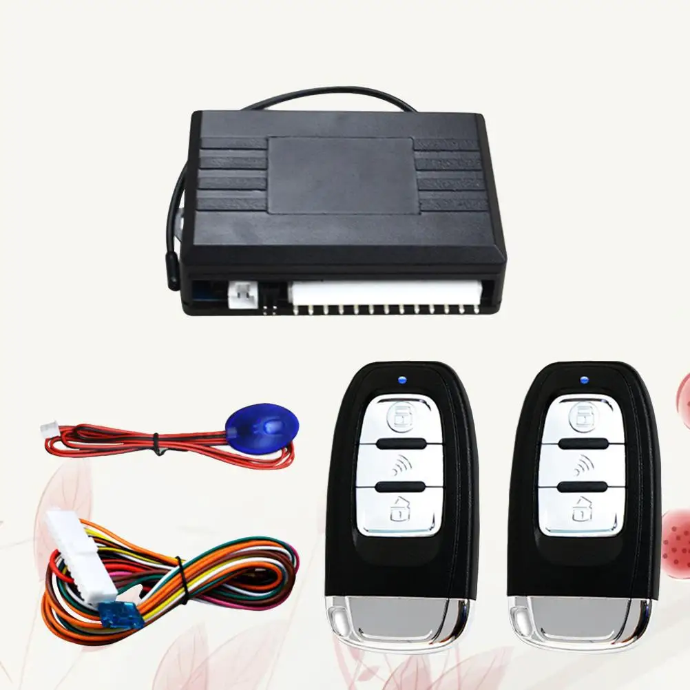 Kit di chiusura centralizzata per auto Sistema di accesso senza chiave Rilascio del bagagliaio Luce direzionale Indicatore LED Telecomando 12V Sicurezza universale