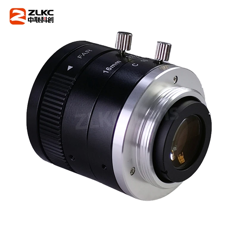 16 مللي متر البعد البؤري الثابت كاميرا FA 3 ميجابيكسل 2/3 ''C جبل فتحة F1.4 دليل آلة القزحية كاميرا الرؤية لعدسات CCTV 3MP #3