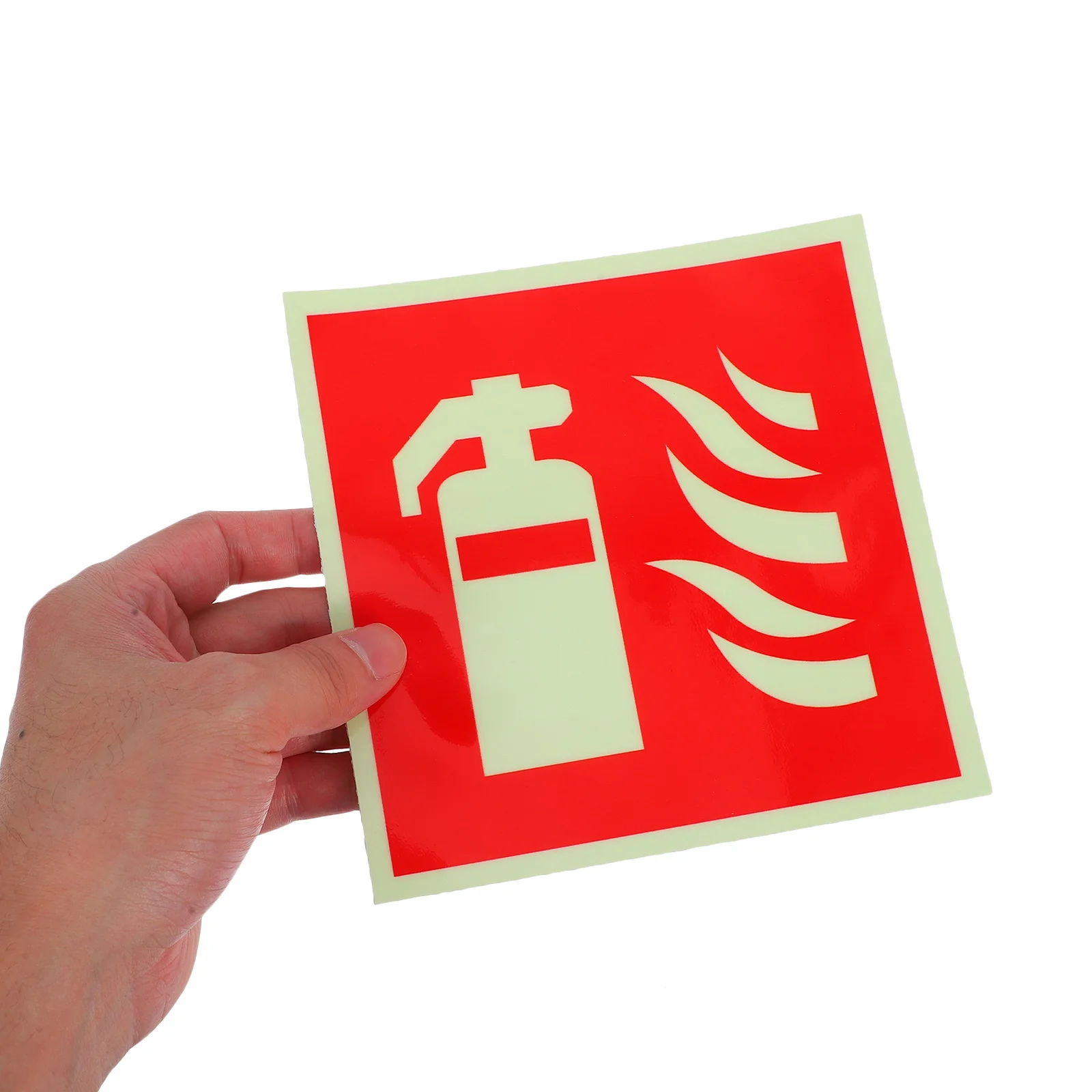 4 Pcs Fire Safety Signs Extinguisher Decal for Office Stickers Marine Adhesive Label