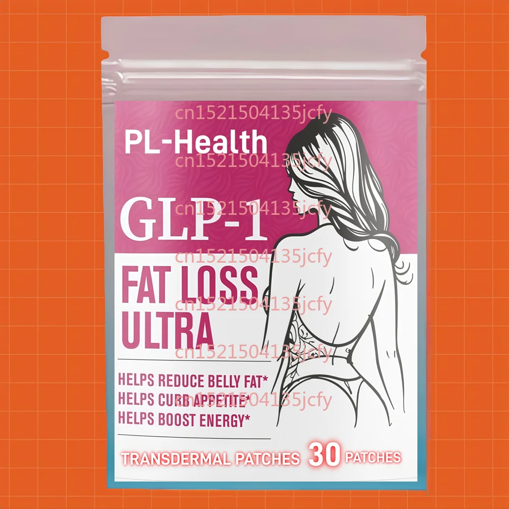 

30 пластырей GLP-1 для похудения, ультра-трансдермальные пластыри для снижения веса, подавления аппетита и сжигания жира для женщин