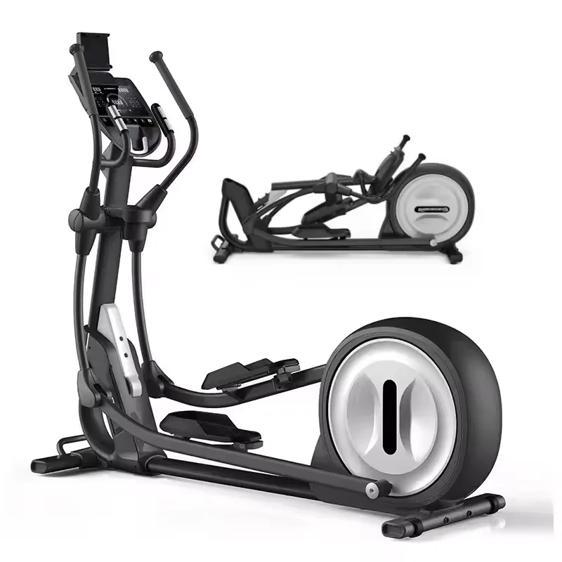 Professional Commercial 10kg Flywheel Elliptical Trainer Foldable Elliptical Machine For Cardio Exercise