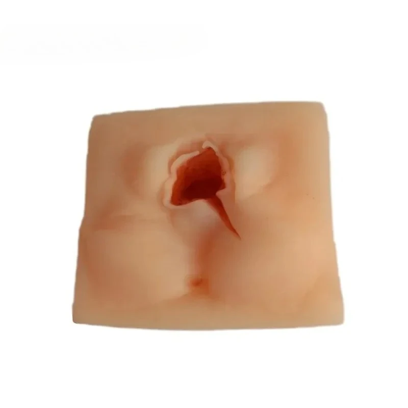 2025.4 Pratica di sutura vulva femminile, simulatore di addestramento alla sutura Vulva, cuscinetto per sutura per episiotomia