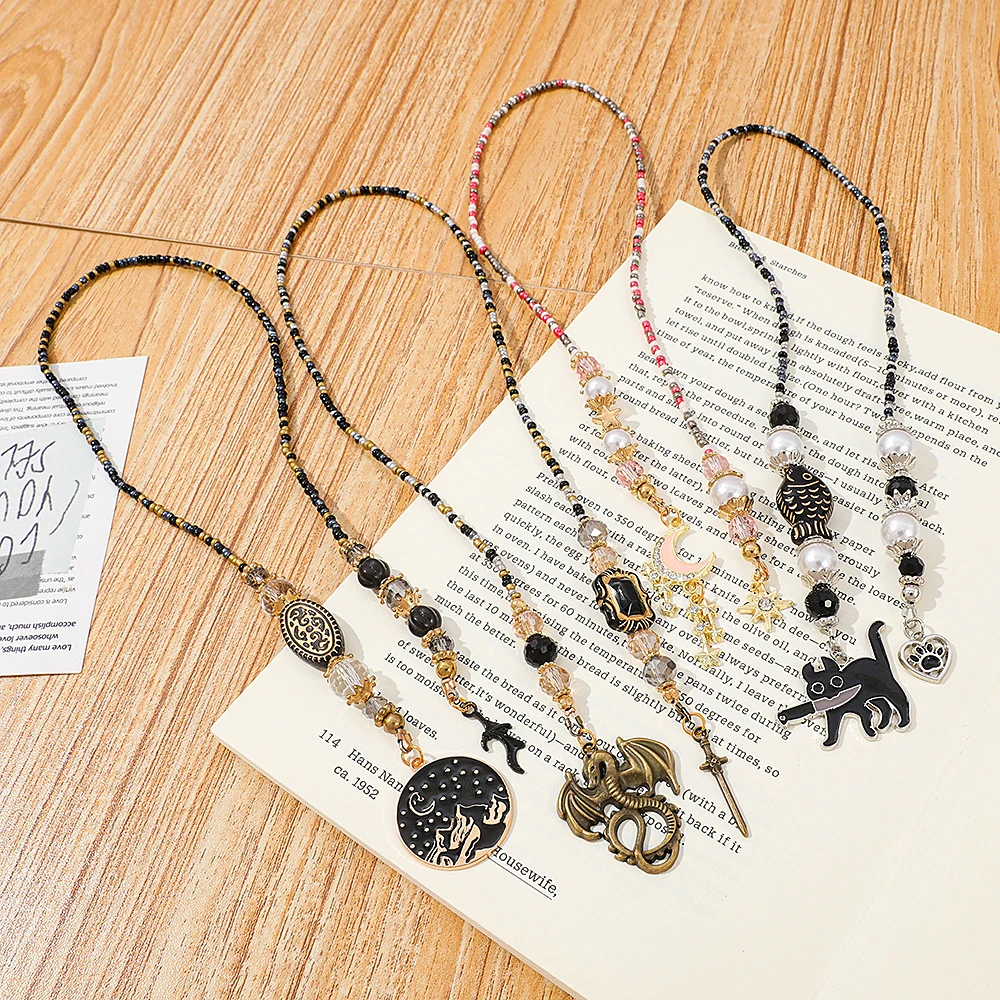 الجناح الرابع التنين ACotar القط المرجعية فريدة من نوعها تصميم مطرز كتاب ماركر للقراء لطيف الحيوان فكرة هدية الكتب