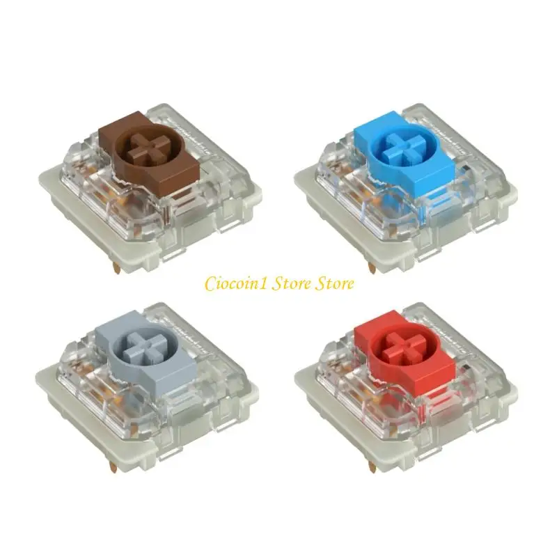 A3PC 4pcs Low Profile Switches Reduced Operating Noise 50Million Keystroke Rating