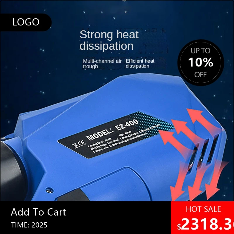 

808080 Аккумуляторные электрические плоскогубцы 2-в-1 Инструмент для ножниц и обжима Ez-300/Ez-400 Прямая продажа с фабрики Compact Power Pres