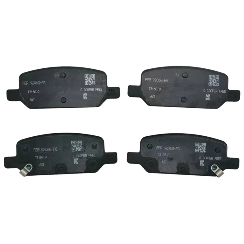 

4 Pcs Automobile Rear Brake Pad For Tesla Model 3 8008244-00-B Replacement Parts