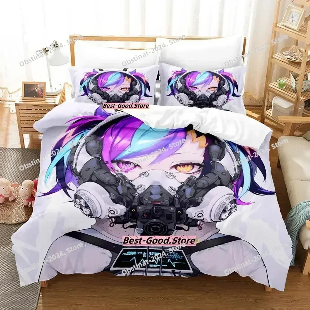 VTuber Axia Krone Bedding Set Single Twin Full Queen King Size Bed Set Adult Kid Bedroom Duvetcover Sets Anime parure de lit Bed