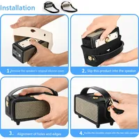 Silicone Cover Case Anti-Scratch Protective Carrying Pouch Protective Mini Speaker Cover Case for Marshall Emberton II Speaker