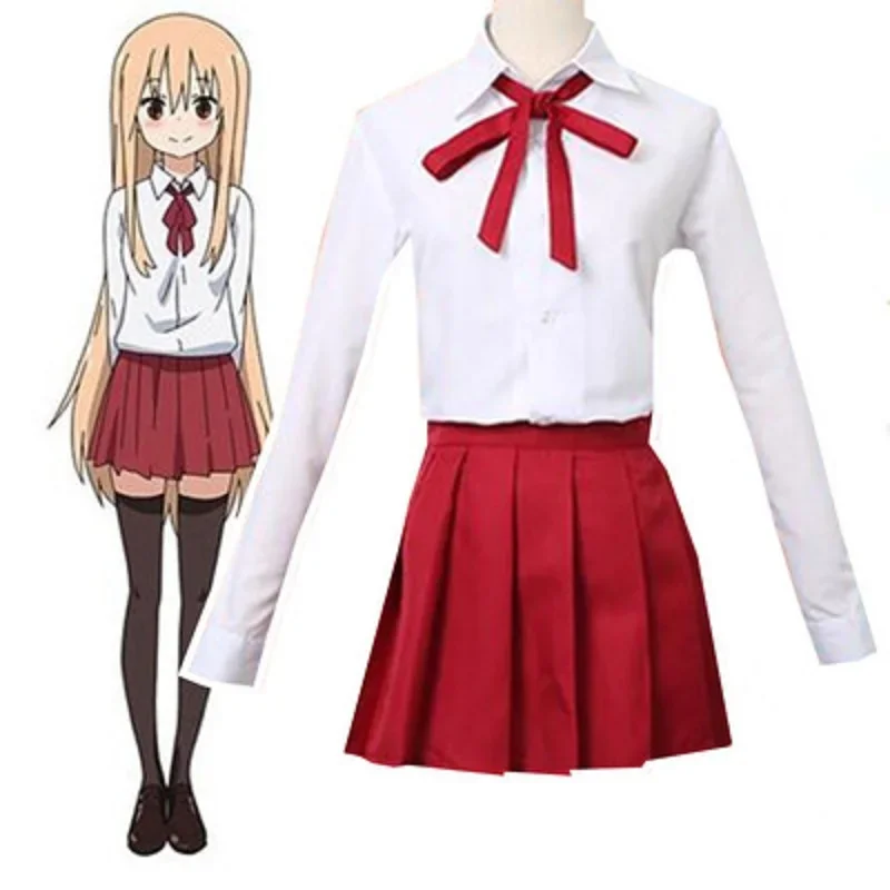 Anime Umaru Cosplay Costumes Japan JK School Uniform Himuto Umaru-chan Halloween Party Outfits Cloth