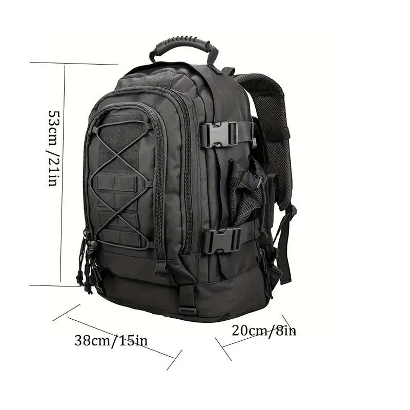 Large Capacity 40L-64L Outdoor Waterproof Backpack Travel Hiking Camping Fishing Tool Backpack for Men Women Outdoor Travel Bag