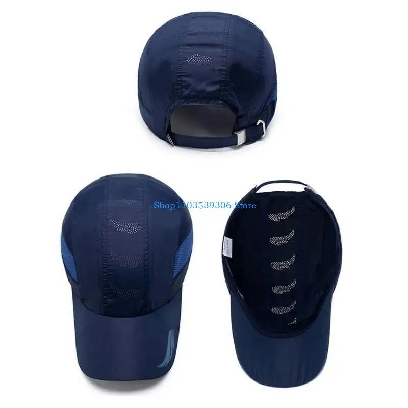 قبعة بيسبول 400A قابلة للتنفس، قبعة شبكية رقيقة واقية من الشمس، قبعة للأنشطة الرياضية للبالغين