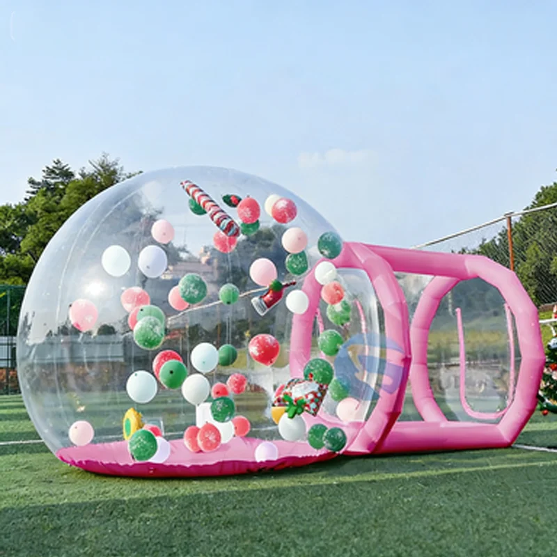 

Transparent Bubble House Inflatable Playland with Ball Pool Panoramic View and Soft Cushioning for Kids Safe Fun