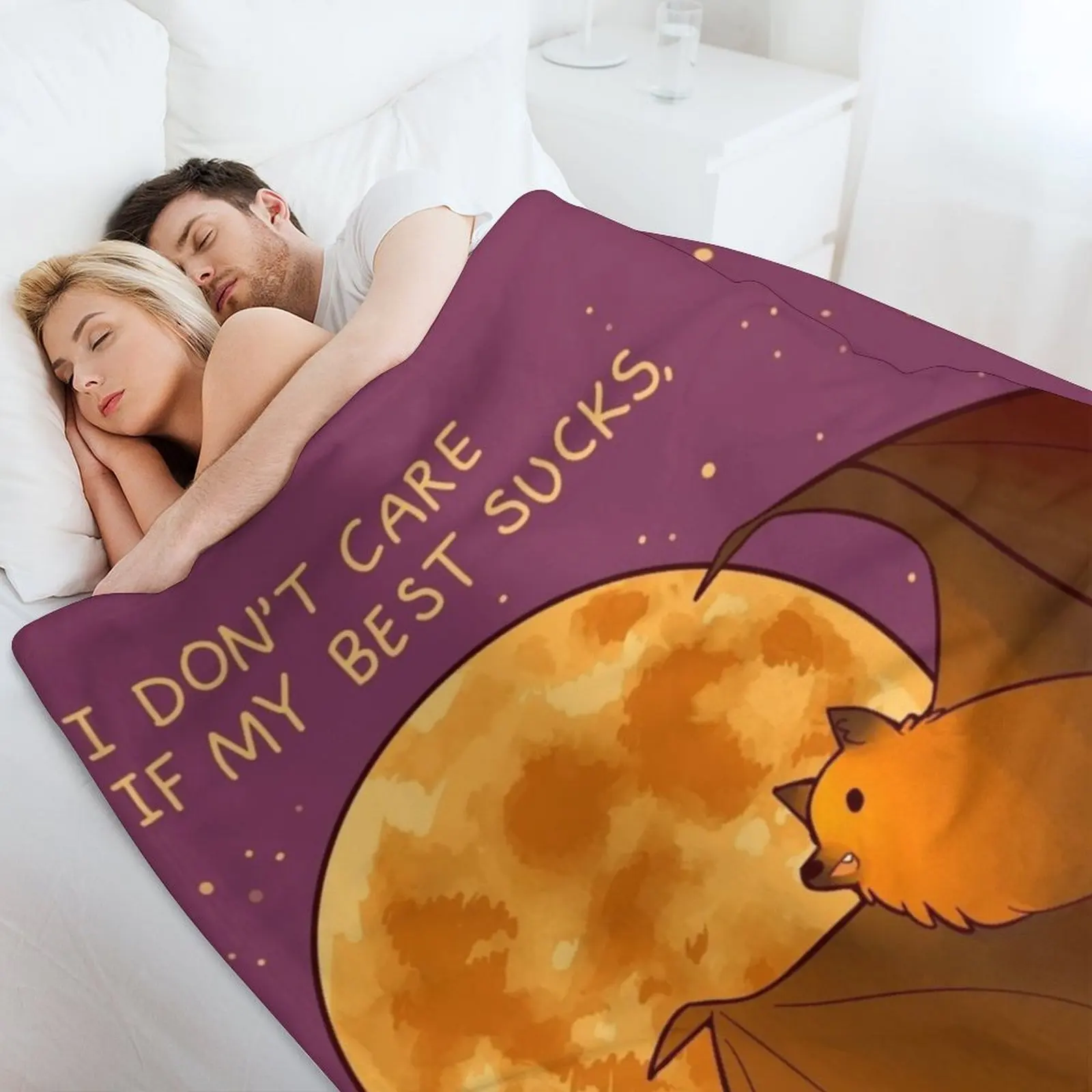 أنا لا أهتم إذا لم يرتدي أفضل الجورب الطائر الثعلب الخفافيش رمي بطانية بياضات السرير بطانيات فروي ورمي بطانيات الأرائك الموضة