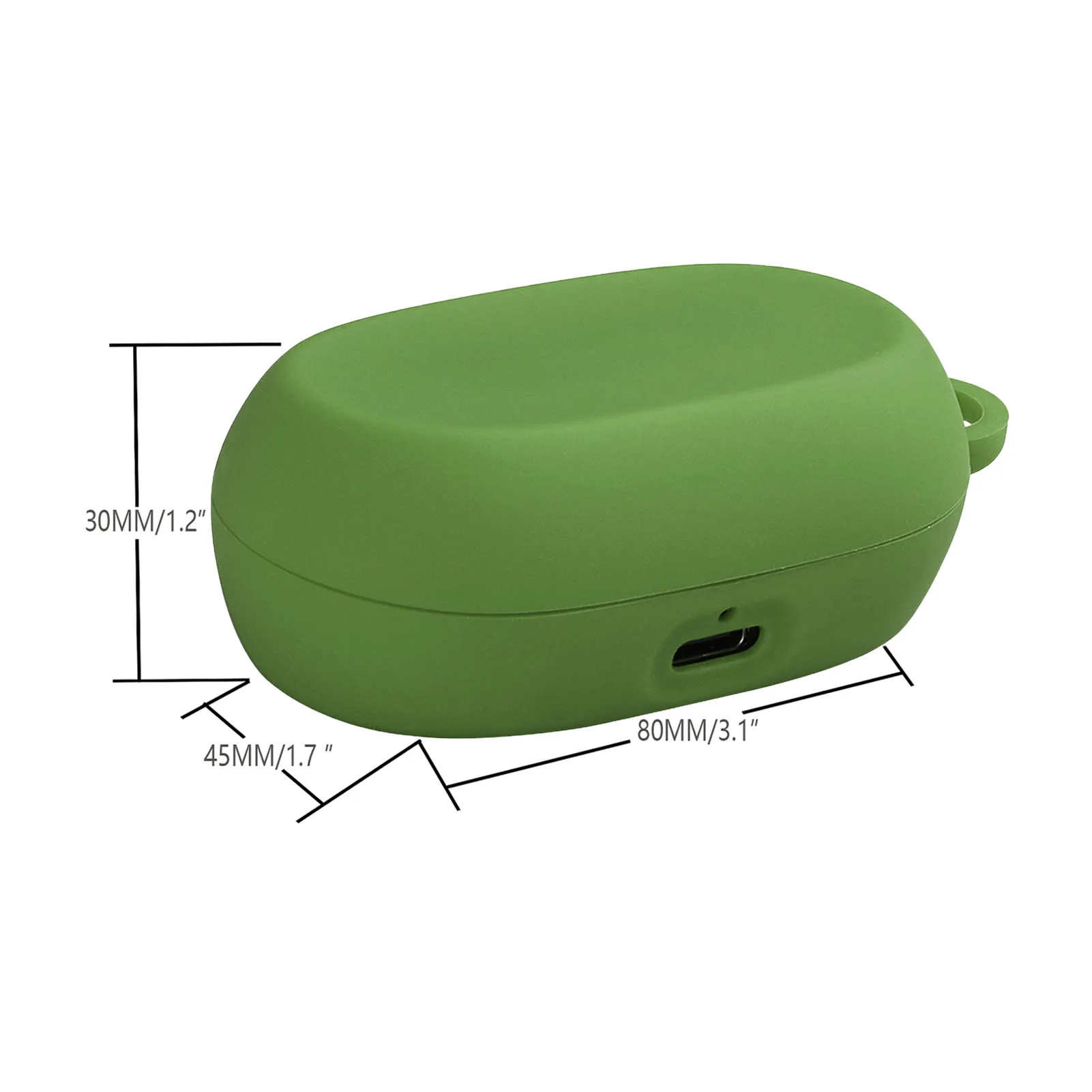 Ốp Lưng Dẻo Silicone Cho Jabra Elite 7 Pro Mềm Bao Chống Sốc Chống Trầy Xước Bảo Vệ Với Móc Khóa Cho jabra Elite 7 Pro