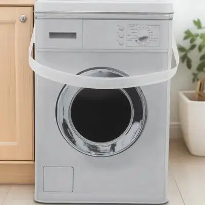 Washing Machine Shaped Laundry Powder Container Simple Color Moisture Proof Storage Bucket Portable Laundry Beads Holder Washing