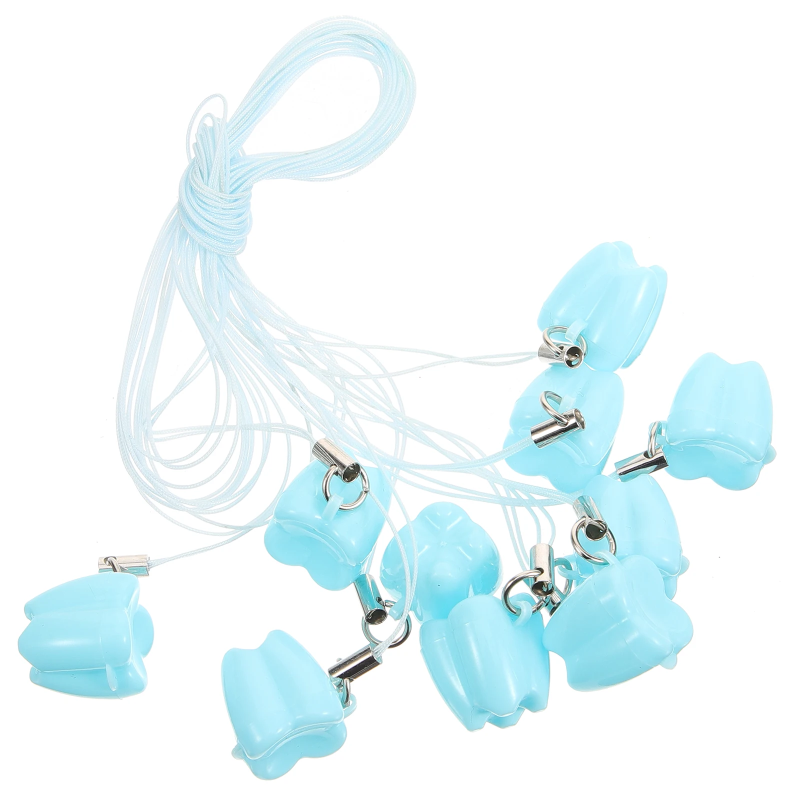 

12 pcs Milk Tooth Storage Box Deciduous Teeth Container Cute Plastic Kids Holder Case for Lost Baby Tooth Fairy Necklace