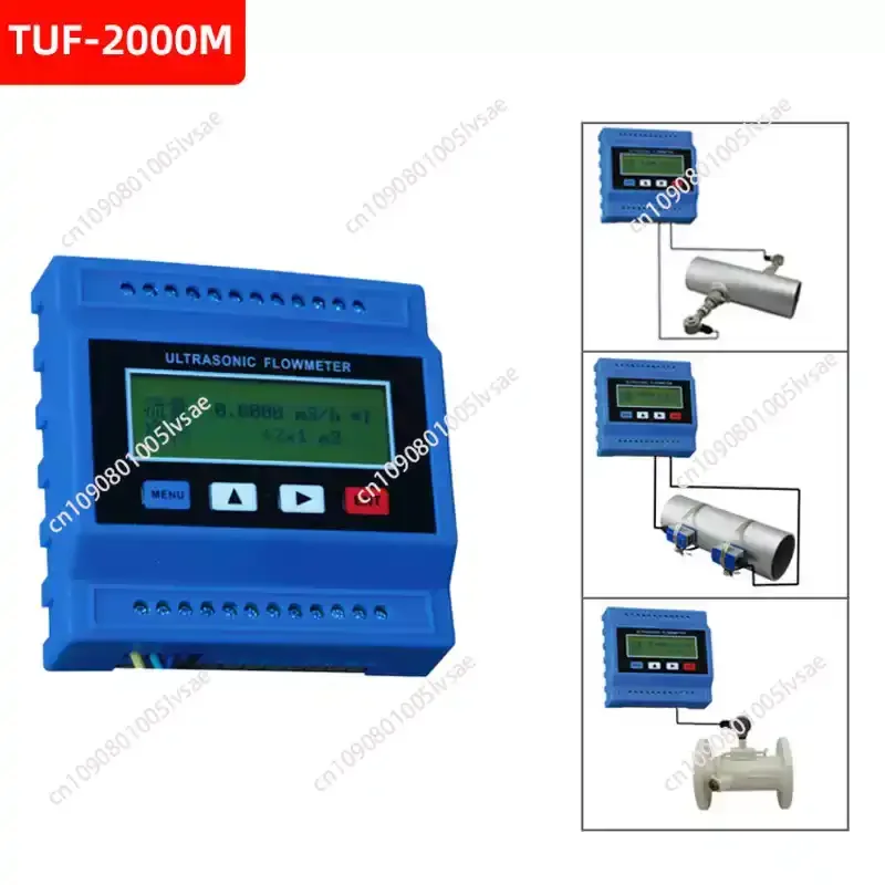 TUF-2000M  Digital Ultrasonic Flowmeter Flow Meter Module Sensor Indicator Counter