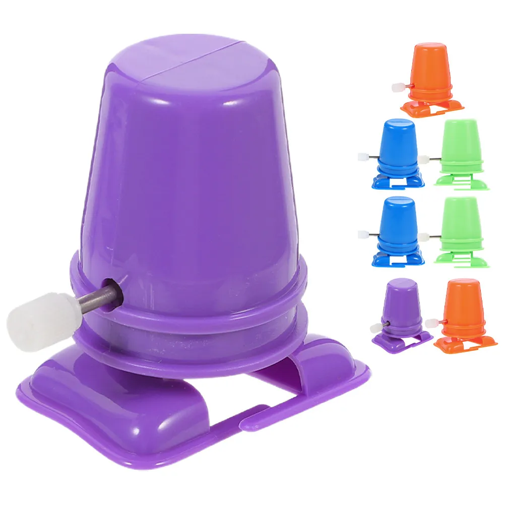 

8pcs Walking Robot Clockwork Movement Reusable Plastic Diy Part Replacement Mechanism For Clay Craft Kids Activity School