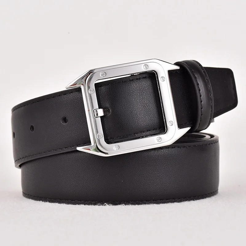 

Yingfina Korean Edition New Square Men's Needle Buckle Decorative Belt Fashion Versatile Pants Belt Belt