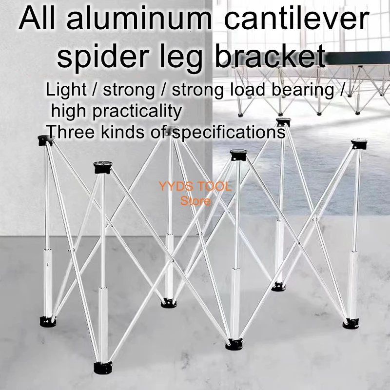 Liga de alumínio Multi-Funcional Spider Leg, Dobrável bancada telescópica, Carpintaria, Móveis para casa, Rock Board, Track Cutting