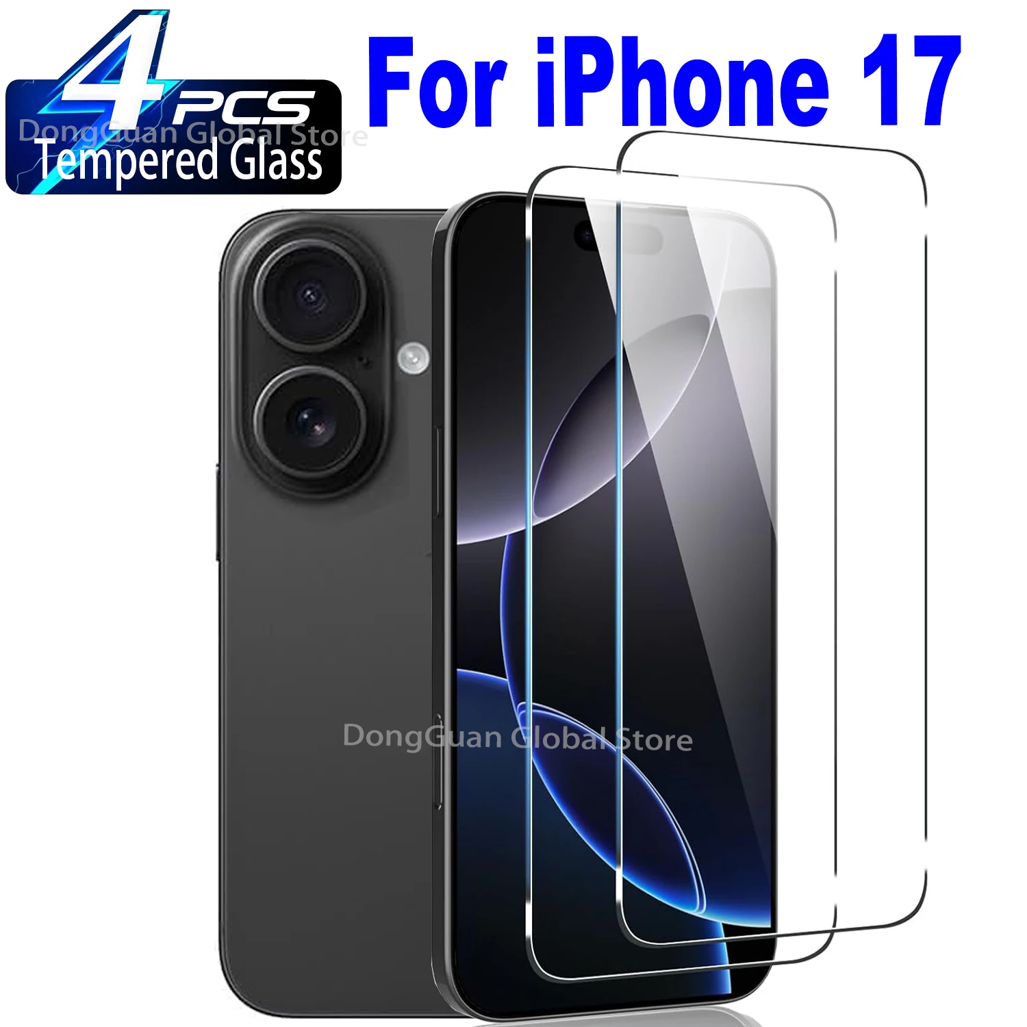 

For iPhone 17 Tempered Glass