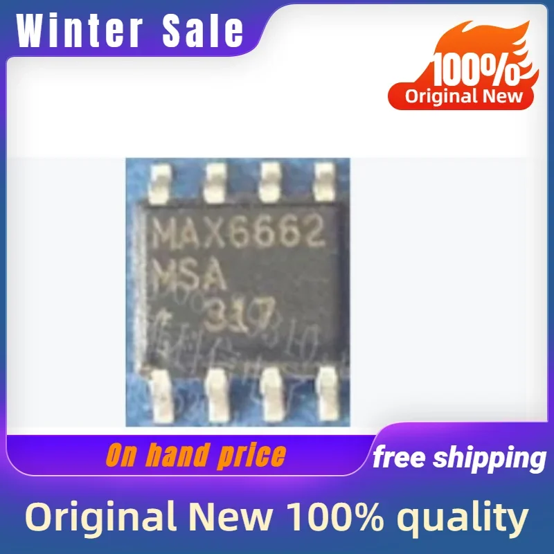 4PCS New original MAX6662MSA MAX6662 SOP-8 quality goods
