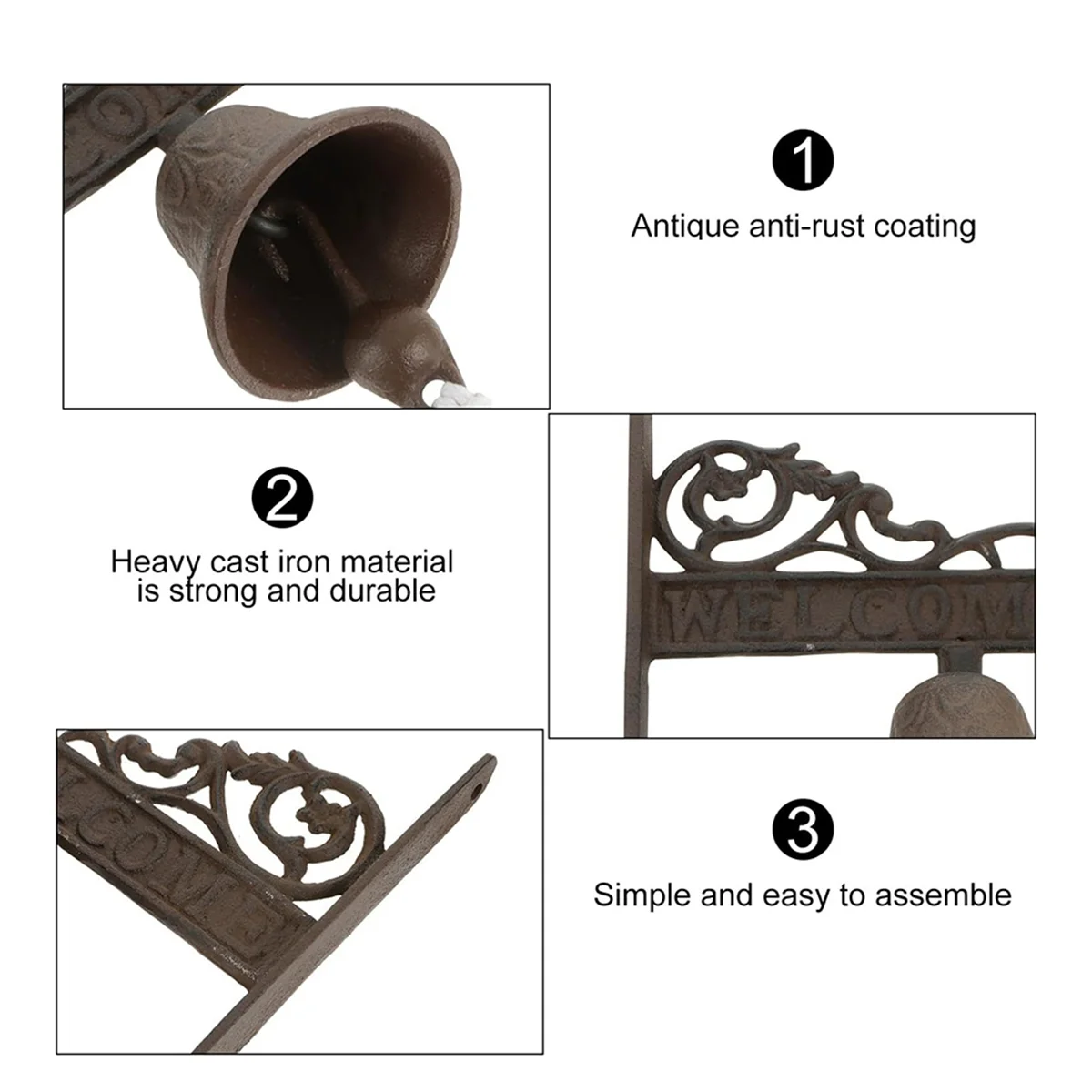 ヴィンテージウェルカムドア,庭の装飾,カントリースタイル