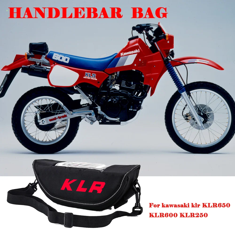 Motorcycle Waterproof Bag Storage Handlebar Bag For kawasaki klr KLR650 KLR600 KLR250 KLR Travel Toolkit Handlebar Travel Bag