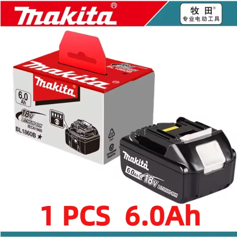 Japón Makita 18V 6.0Ah Batería De Herramienta Eléctrica DDF487 DGA404 DTW700 DHP487 Reemplazo De Batería LED De Carga