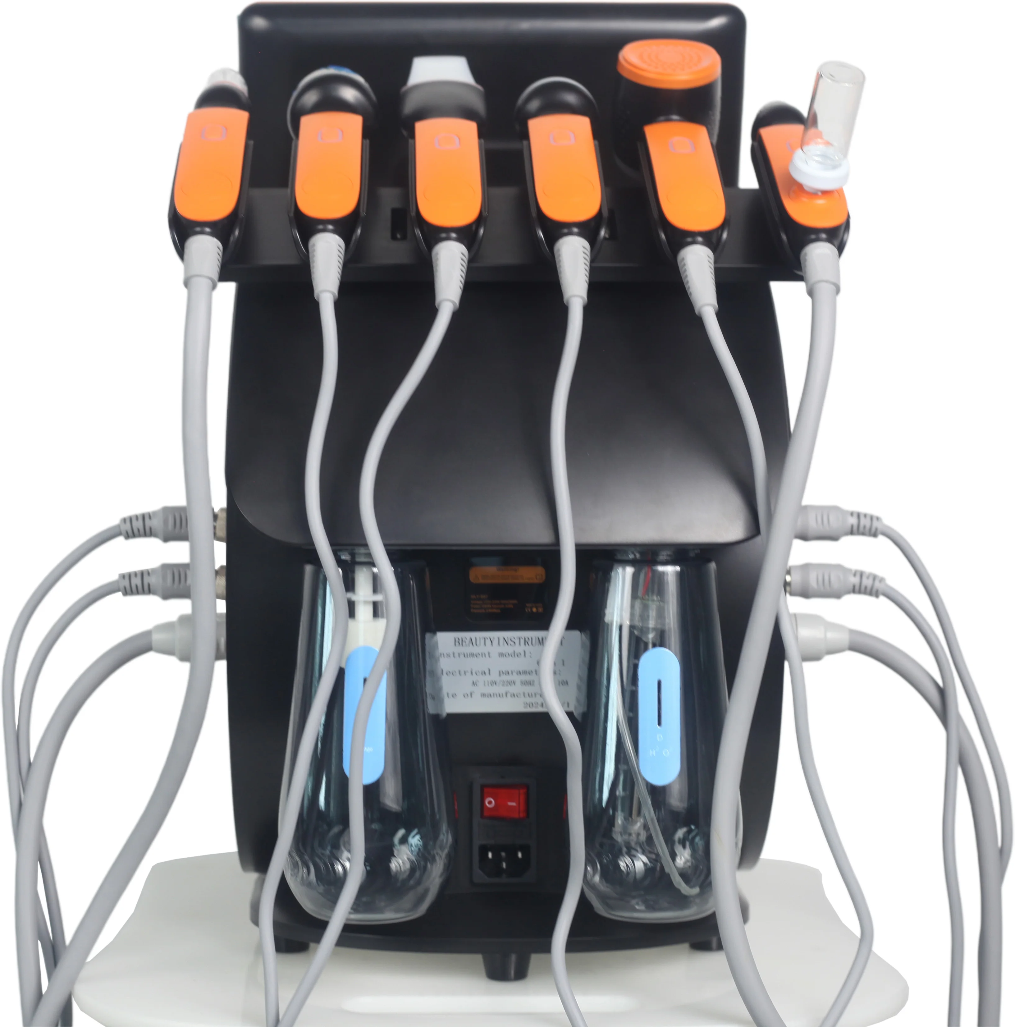 6 em 1 Face Lift Hydro Beleza Dermoabrasão Rejuvenescimento Aperto Removedor de Cravo Aqua Peeling Máquina Facial